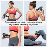Button Fascia Gun Deep Tissue Massage Mini Lightweight and Adjustable Speed Massage Equipment Suitable for the Body 3