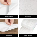 1pc 5m Self-adhesive Wall Trim Line Skirting Border Waterproof Baseboard Wallpaper Sticker For Living Room Home Decoration 6