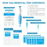 2 IN 1 Auto Micro Skin Tag Remover Device Standard And Micro Skin Tag Removal Kit Adult Mole Wart Remover Face Care Beauty Tools 6