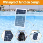 2W Solar Panel With USB Waterproof Outdoor Hiking And Camping Portable Battery Mobile Phone Charging Bank Charging Panel 5V 3