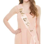Wedding Decor Team Bride To Be Satin Sash Bridal Shower Veil Bridesmaid Gift Bachelorette Party Hen Night Decorations Supplies 2