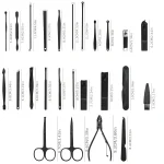 Manicure Set 10/15/25 pcs Full Function Kit Professional Stainless Steel Pedicure Sets Nail Clipper With Portable Case Idea Gift 5