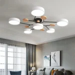 LED Chandelier with 3 Different Colors Suitable for Living Room Bedroom Hotel apartment Study Home Decoration Indoor Lighting 2