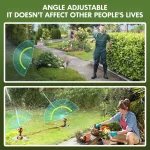 Automatic Garden Watering Lawn Sprinklers 360° Rotation Irrigation Watering System with Nozzle Grass Plant for Farm Outdoor Yard 2