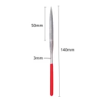 10Pcs Diamond Needle File Set 3x140mm Mini Needle File Kit For Stone Glass Metal Carving Craft Hand Tools Needle File Set 6