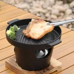 Detachable Japanese Alcohol Stove Korean Portable Non-stick Mini Barbecue Stove Barbecue Grill Camping 2
