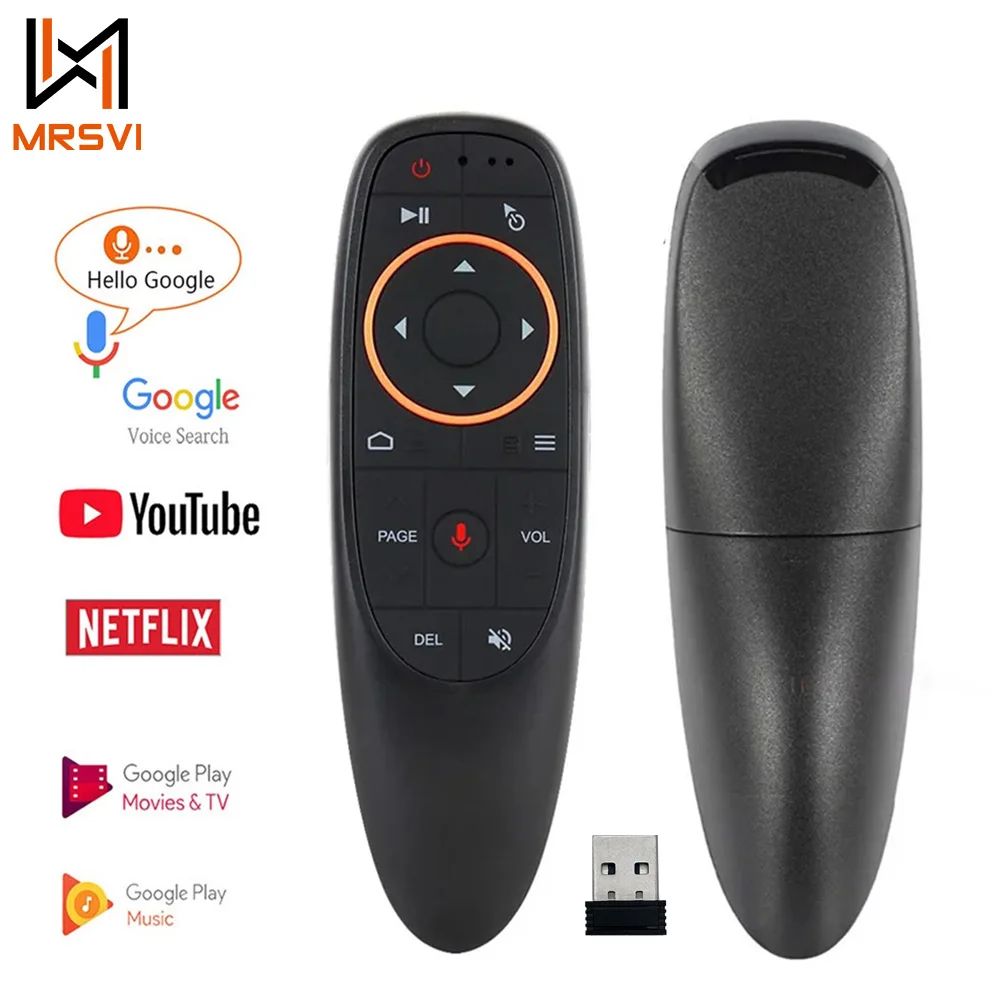 MRSVI G10S Air Mouse Voice Remote Control 2.4G Wireless Gyroscope for H96 MAX X88 PRO HK1 Q5 Android TV Box X96 DQ03 H98 MRSVI G10S Air Mouse Voice Remote Control 2.4G Wireless Gyroscope for H96 MAX X88 PRO HK1 Q5 Android TV Box X96 DQ03 H98