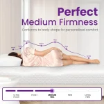 5-Inch Twin Cooling Gel Memory Foam Mattress, Medium Firm for Pressure Relief, CertiPUR-US Certified, Boxed Comfort 2