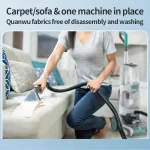 50℃ Floor Scrubber Dryer Machine For Carpet Fabric Sweeping 99% Mite Removal For Hotel Cleaning  Scrubbing Home Appliance 16KPa 4