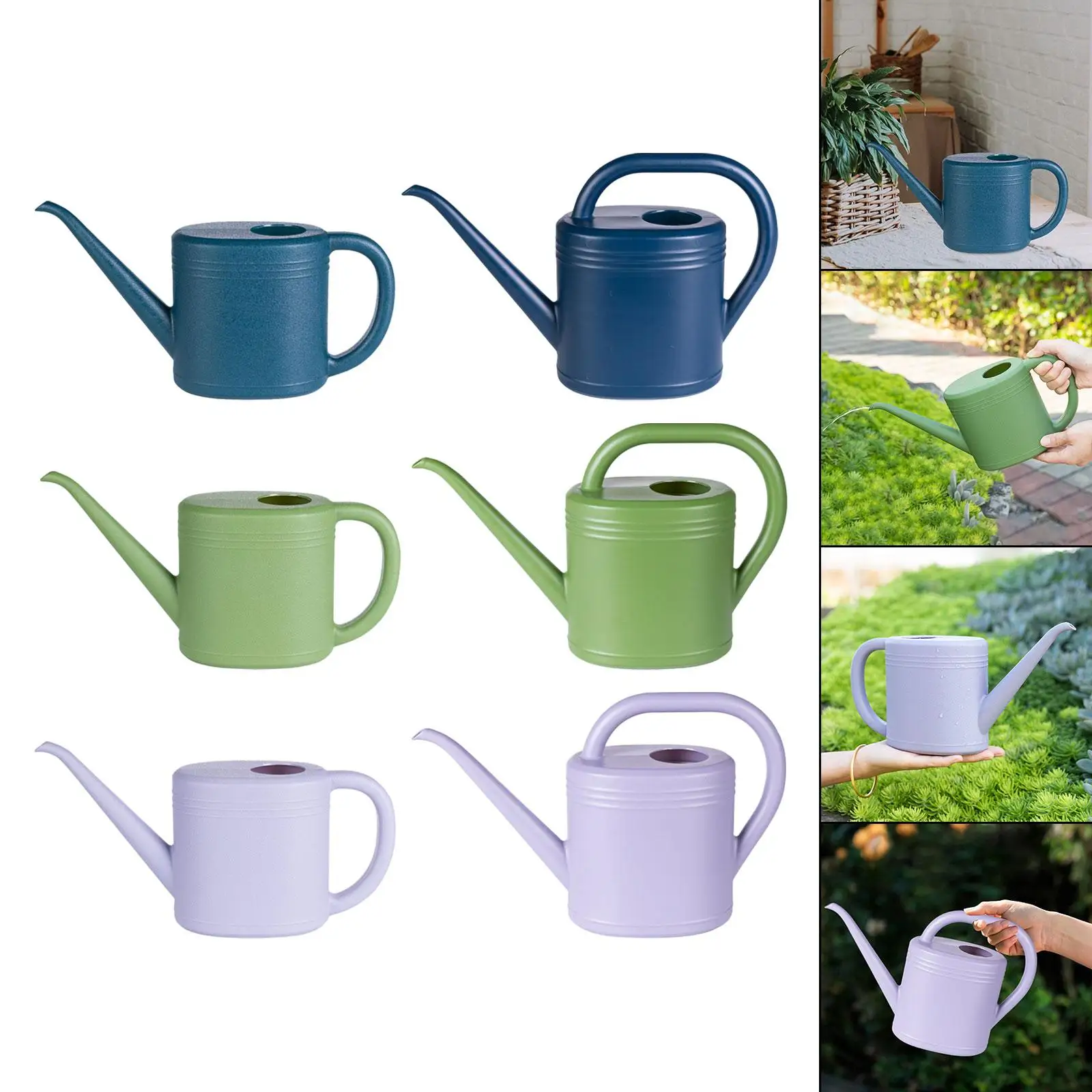 Watering Can Household Practical Modern for Home Office Saving Effort Lightweight Ergonomic Handle Watering Pot Easy to Use Watering Can Household Practical Modern for Home Office Saving Effort Lightweight Ergonomic Handle Watering Pot Easy to Use