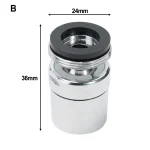 Tap Faucet Aerator Sprayer Sink Aerators 360-Degree Swivel Taps Nozzles Splash-Proof Bubblers Kitchen Saving Water Nozzles Home 3