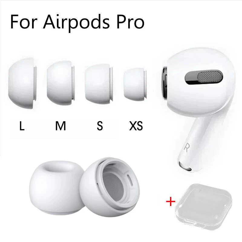 Eartips For Airpods Pro 1/2 Ear Pads Silicone Case Pressure Relief Hole Ear Caps Cushion Eartips Buds Earphone Air Pods Pro Eartips For Airpods Pro 1/2 Ear Pads Silicone Case Pressure Relief Hole Ear Caps Cushion Eartips Buds Earphone Air Pods Pro