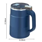 Electric Coffee Grinder Food Processors Spice Grain Mill Baby Food Coffee Bean Mixer Grinder 300W Blender for Home and Kitchen 6