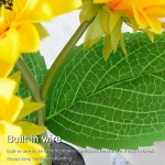 3 LED Night Light Rechargeable Sunflower Lights Interior Lighting Bedroom Bedside Desktop Decoration Table Lamp Night Lamps 6