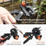 Grafting Pruner Scissor Garden Tool Professional Branch Cutter Secateur Pruning Plant Fruit Tree Scissor Chopper Vaccination Cut 5