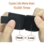 Heavy Cable Cord Storage with Triangle Buckle Wire Manager Power Cord Management Nylon Belt Keychain Straps for Cable Hoses 5