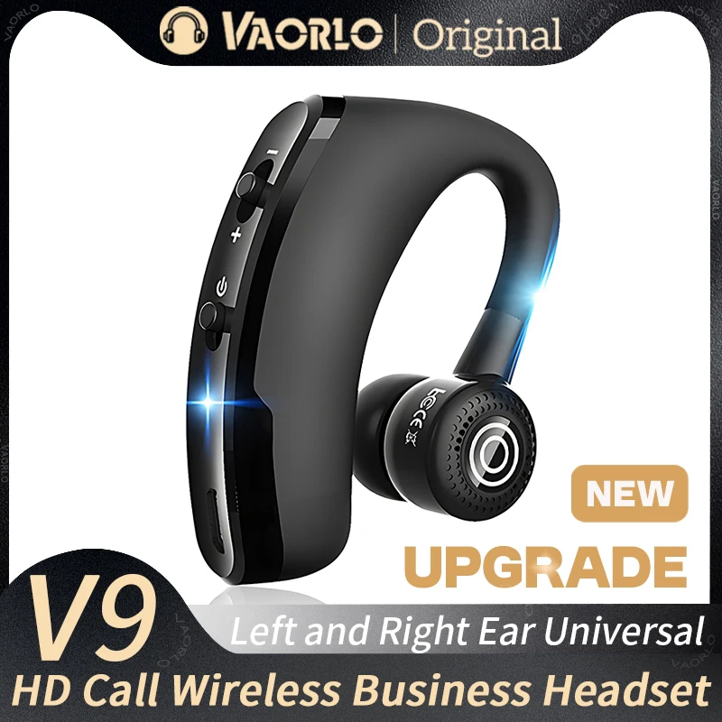 VAORLO V9 Bluetooth Earphone Sport Driver Car Wireless Headphone With Mic HD Handsfree Calling Stereo Muics Business Headset V8 VAORLO V9 Bluetooth Earphone Sport Driver Car Wireless Headphone With Mic HD Handsfree Calling Stereo Muics Business Headset V8