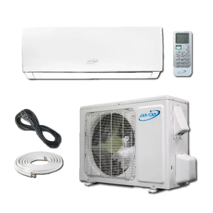 9000 BTU Mini Split Air Conditioner – Ductless AC/Heating System - 3/4 Ton Pre-Charged Inverter Heat Pump – 16 SEER, Customized