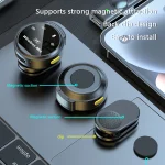 For Xiaomi Wireless Lavalier Lapel Microphone iPhone iOS/Android Type-C Phone Live Game Recording Interview with Magnetic Clip 5