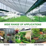 Garden Drip Irrigation Automatic Watering System Kit 1/4'' 13CM Sprinkler for Bonsai Pot Plant Flower Vegetable Greenhouse 4