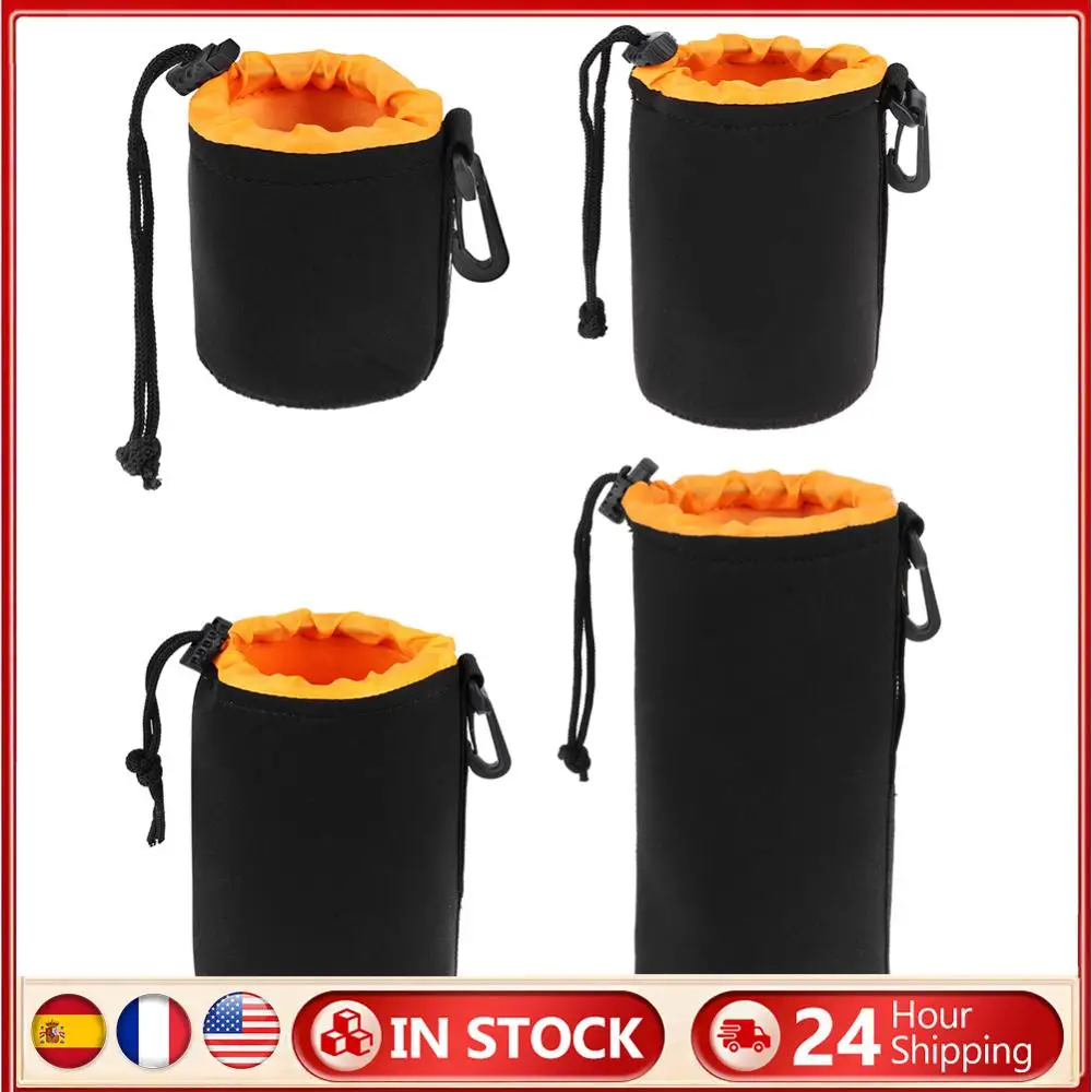 Waterproof Soft Neoprene Camera Lens Pouch Bag Drawstring Protector Case Waterproof Soft Neoprene Camera Lens Pouch Bag Drawstring Protector Case