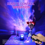 Starry Sky Galaxy Lamp Projector LED Night Light Remote Control Sound Active 5V USB Charging 7 Modes for Kids Room Party Decor 4