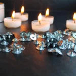 100PCS Candle Wick Tabs Metal Sustainer Tabs Multi-Purpose Candle Wick Base 20/16/14/12.5mm for Wide Variety Wicks Candle DIY 6