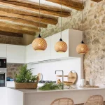 Bamboo Pendant Lamp Hanging Lamp Handmade Rattan Chandelier Fixture Restaurant Dining Room Indoor Lighting AC85-260V 2