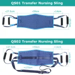 Lefeke Elderly Disabled Transfer Belt Bed Nursing Shift Pad Turn Over Auxiliary Belt Bedridden Patient Carrying Mobile Belt 2