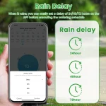AVATTO Tuya WIFI Smart Garden Watering Timer with Large LCD Display for Home & Outdoor Irrigation,Automatic Garden Watering Tool 6