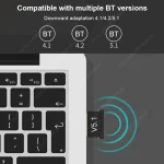 USB Bluetooth-compatible 5.1 Adapter Handsfree Wireless Transmitter Receiver Wireless USB Adapter Type-C To USB Converter For PC 4