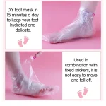 100Pcs Disposable Foot Moisturizing Socks Transprent Foot Bags PE Foot SPA Covers Callus Remover Feet Care Pedicure Tools 4