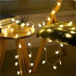 6M 40Led Lights Outdoor Decoration String Lights Christmas Tree Home Window Decor Holiday Lighting Star Light Strings