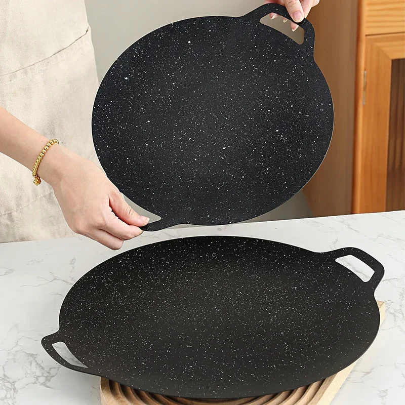 Roasting Round Pans Korean Aluminum Nonstick Grill Top Griddle Pan Bbq Fry Grill Outdoor Cast Iron Barbecue Griddles Grill Pans Roasting Round Pans Korean Aluminum Nonstick Grill Top Griddle Pan Bbq Fry Grill Outdoor Cast Iron Barbecue Griddles Grill Pans