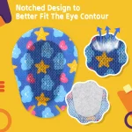 90/180PCS New Eye Patch Cartoon Patern Medical Lazy Eye Patch For Kids Adult Strabismu Treatment Vision Care Patch 15 Kind Desig 3