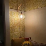 Bamboo Lantern Wall Lamp Natural Rattan Wicker E27 Chandeliers Hand-Woven Bamboo Room Decor Lampshades Wall Light Fixtures 2