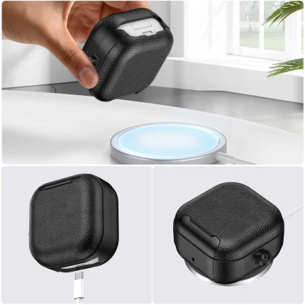 Silicone Case For Samsung Buds4/Buds4 Pro Wireless Earphone Protective Cover Anti-drop Case With Hook Headphone Accessories