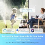 WIFI Smart Garden Irrigation Controller Smart Irrigation Water Solenoid Valve Watering System Garden Irrigation Watering Timer 2