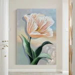 New Handmade Knife Flower Oil Painting Large Size 100% Handpainted Oil Painting On Canvas Wall Art Picture Home Decoration 4
