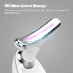 7 Colors Face Neck Massager Household Lifting And Firming Facial Electric Introduction Beauty Massage Face Care Tools 04 4