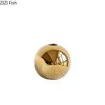 Plating Golden Ball Ceramic Vase Home Decoration Ornaments Crafts  Flower Pot Art Hydroponic Vases Home Decoration Ornament Gift 5