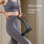 Hot Selling Multifunctional Muscle Relaxation Long-handle Massage Gun Remission Deep Tissue Percussion Body Electric Massage Gun 3