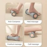 Foot  Roller Yoga Massage Ball Plantar Fascia Roller Muscle Relaxation Care Plastic Manual Foot Massager 5