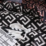 Luxury Black Bedding Comforter Set with Pillow Case SIngle Full Size Bed Linen Duvet Cover Set Queen/King Double Single Bed 4