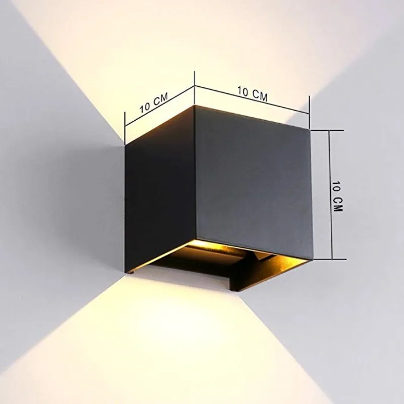 IP65 LED Wall Lamp Outdoor Sconce Balcony Porch Light Garden Yard Aisle Decor Lighting Indoor Bedside Lamp Aluminium AC110V 220V IP65 LED Wall Lamp Outdoor Sconce Balcony Porch Light Garden Yard Aisle Decor Lighting Indoor Bedside Lamp Aluminium AC110V 220V