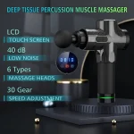 Deep Tissue Massage Gun Portable Facial Muscle Massager Massage Pistool For Back Neck Body Muscle Fitness Tool 5