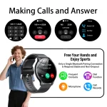 LXASFIT 2025 New Smart Watch Heart Rate Sleep Health Monitor Bluetooth Talk Ladies Sport Smart Watch for Android IOS 4
