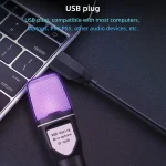 USB Microphone RGB Microfone Condensador noise reduction Wire Game Mic for Podcast Recording Studio Streaming Laptop Desktop PC 3