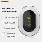 Smart Cordless Body Shaping Tool - Electric Massage Belt for Belly, Waist, Thighs & Buttocks Sculpting with Adjustable Intensity 4