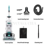 50℃ Floor Scrubber Dryer Machine For Carpet Fabric Sweeping 99% Mite Removal For Hotel Cleaning  Scrubbing Home Appliance 16KPa 6